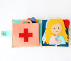 Educating Amy Medic Quiet Book. Available from www.tenlittle.com.