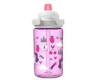 Back view with handle of the CamelBak 14oz Water bottle in Unicorn design. Available from www.tenlittle.com
