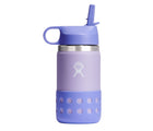 Hydro Flask 12 oz Stainless Steel Straw Lid Water Bottle in purple. Available from www.tenlittle.com