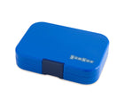 Yumbox Bento Box Blue Space closed. Available from www.tenlittle.com.