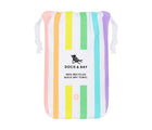 Dock & Bay Unicorn Wave Quick Dry Beach Towel bag. Available from www.tenlittle.com.