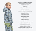 Therm features - Snowrider One Piece Snowsuit - Camo - Available at www.tenlittle.com