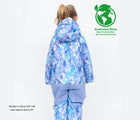 Back view of Snowrider One Piece Snowsuit - mermaid- Available at www.tenlittle.com