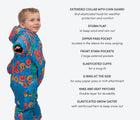 Therm features - Snowrider One Piece Snowsuit - Smiley - Available at www.tenlittle.com