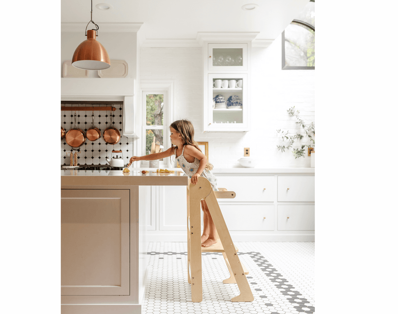 Piccalio Foldable Kitchen Tower Ten Little Kids Kitchen Gear