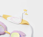 Close up of Swan band feature of the Sunnylife Princess Swan Swim Goggles. Available from www.tenlittle.com