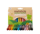 Honeysticks Natural Beeswax Crayons Jumbos - Set of 12. Available at www.tenlittle.com