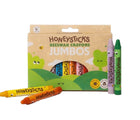 Honeysticks Natural Beeswax Crayons Jumbos - Set of 12. Available at www.tenlittle.com