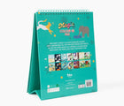 Back of Floss & Rock Magic Water Reusable Color-in Pad - Spot the Cheetah. Available from www.tenlittle.com
