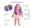 Features of Adora Be Bright Color Changing Hair Doll Lulu- Available at www.tenlittle.com