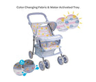 Color changing fabric & water activated tray Adora Color Changing Doll Stroller - Available at www.tenlittle.com