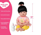 Features of Adora PlayTime Baby Doll - Bright Citrus - Available at www.tenlittle.com