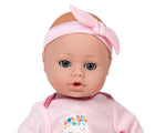 Close up face Adora PlayTime Baby Doll - Llama Pajama Info - Available at www.tenlittle.com