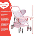 Product Features of Adora Snack & Go Doll Stroller - Available at www.tenlittle.com