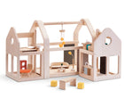 Plan Toys Slide N Go Dollhouse & Accessories -Available at www.tenlittle.com