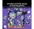 Includes 40 little pieces and 20 big pieces - Mudpuppy Family Puzzle - 60 Pieces - Available at www.tenlittle.com