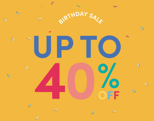 Shop up to 40% off the Birthday Sale Collection at www.tenlittle.com/collections/birthday-sale