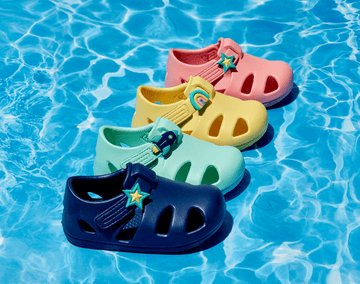 Ten Little Toddler and Kids Shoes Splash Sandals Nautical Navy 13