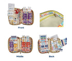 Contents in Keep>Going First Aid Sunny Rainbow GoKit. Available from www.tenlittle.com.