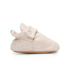 Side view of Ten Little Everyday Baby Booties - Heather Oat. Available at www.tenlittle.com