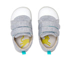Top view of Ten Little First Walkers - Heather Gray. Available at www.tenlittle.com