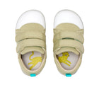 Top view of Ten Little First Walkers - Sage Green. Available at www.tenlittle.com
