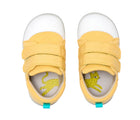 Top view of Ten Little First Walkers - Soft Yellow. Available at www.tenlittle.com
