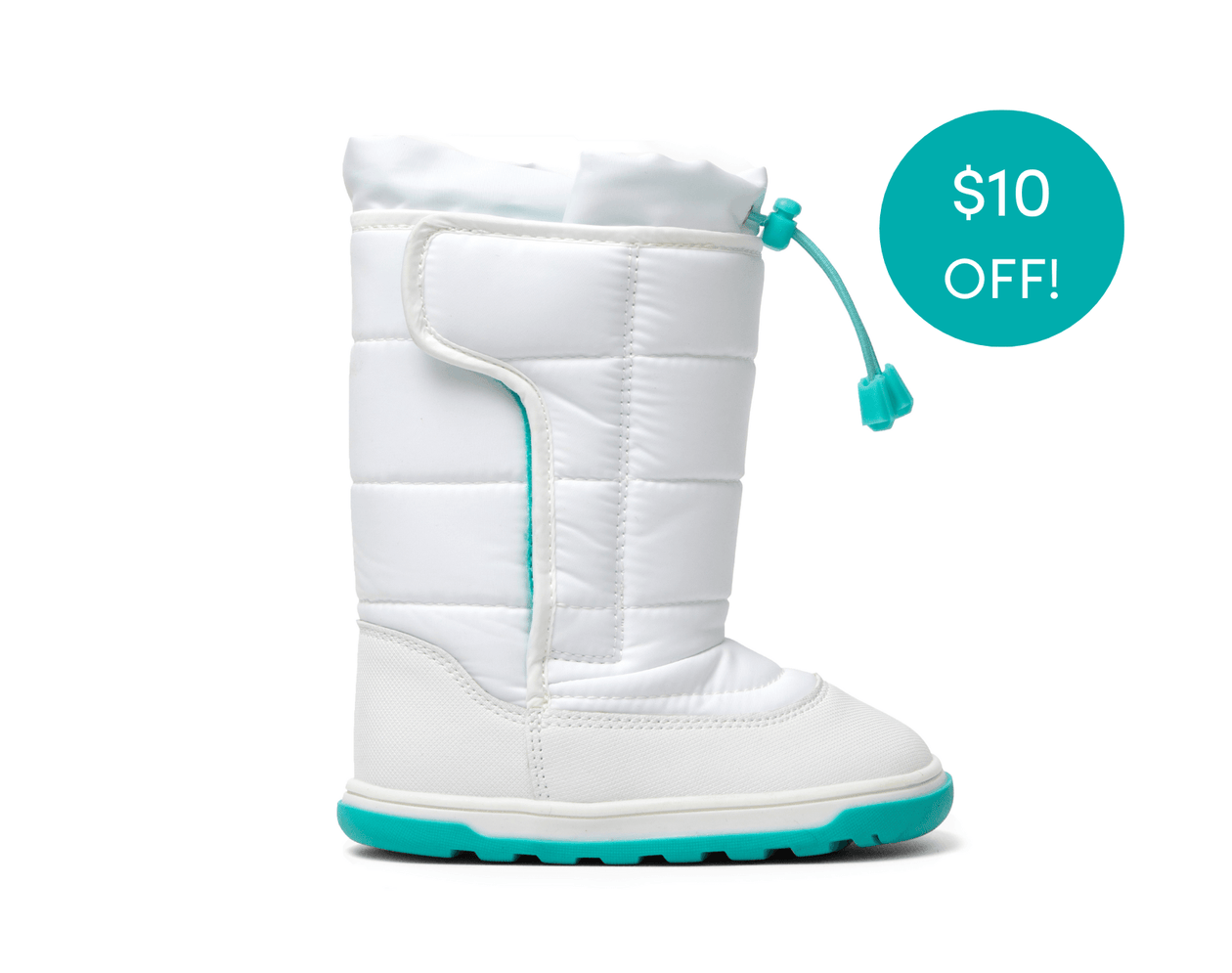 Ten Little Toddler Snow Boots for Boys Girls Waterproof Insulated Slip Resistant Winter Boots with Velcro Closure for Kids Size 6 Navy Pink