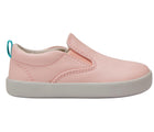 Side view of Ten Little Slip-On Sneakers - Blush Pink. Available at www.tenlittle.com