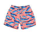 Snapper Rock One piece UPF 50+ Swim Shorts - Whales. Available from www.tenlittle.com