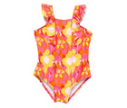 Snapper Rock UPF 50+ Swimsuit - Flowers. Available from www.tenlittle.com