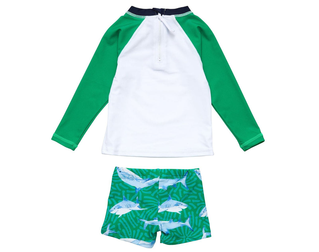 Snapper Rock UPF 50+ Top & Swim Shorts Set | Ten Little Kids' Gear