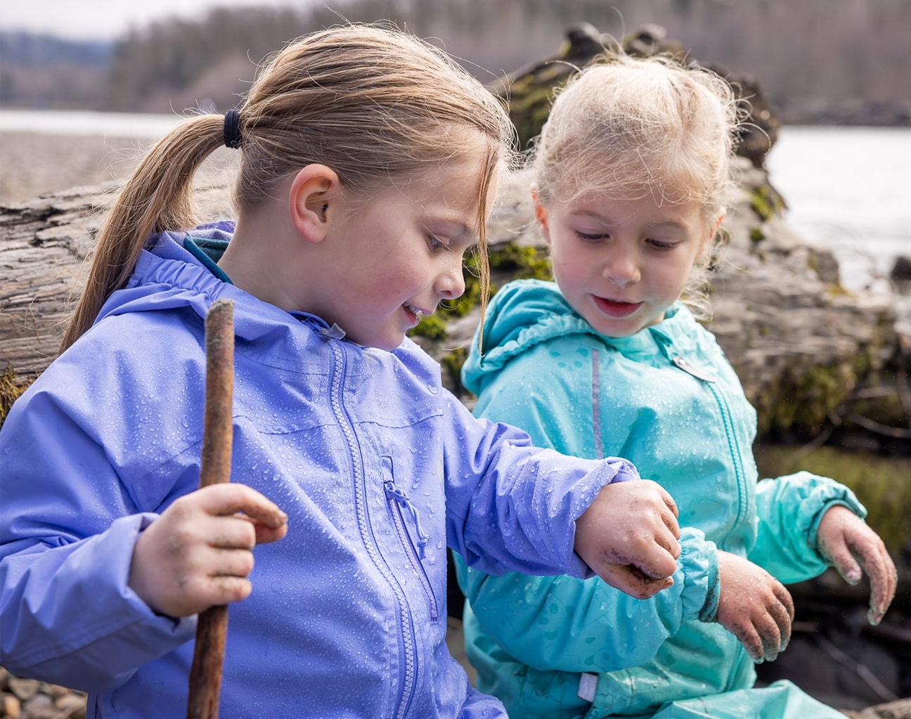 Therm SplashMagic Eco Fleece Rain Jacket | Ten Little Kids Gear