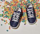 Ten Little Shoes Youth Classic Sneaker Navy with Cereal - Available at www.tenlittle.com