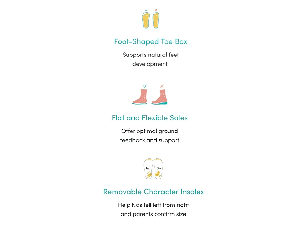 Ten Little First Walker Kinder-Sneaker – Leichte Lauflernschuhe Für Baby & Kleinkind, Rutschfeste Sohle