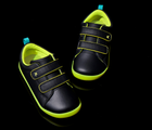 Top and front view of Ten Little Everyday Original - Neon Glow - Neon Yellow. Available at www.tenlittle.com