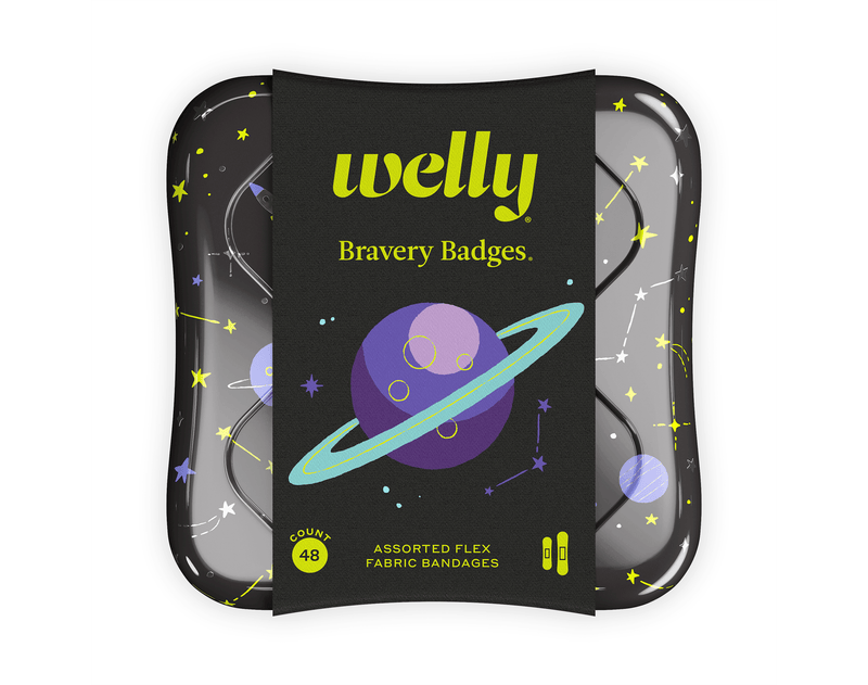 Welly Bravery Bandages Space - Available at www.tenlittle.com