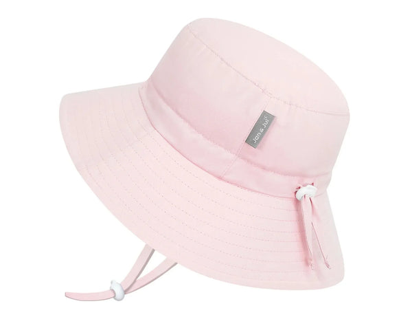 Jan & Jul AquaDry Bucket Hat - Soft Pink. Available at www.tenlittle.com