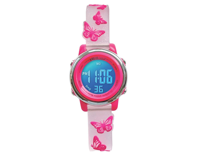 Preschool Collection Digital Light Up Watch - Butterfly. Available from www.tenlittle.com