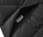 Zip pocket of Reima Down Winter Jacket - Kupponen - Black. Available at www.tenlittle.com
