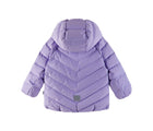 Back view of Reima Down Winter Jacket - Kupponen - Blooming Lilac. Available at www.tenlittle.com