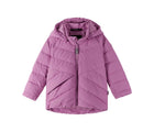 Front view of Reima Down Winter Jacket - Kupponen - Mauve Pink. Available at www.tenlittle.com
