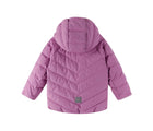 Back view of Reima Down Winter Jacket - Kupponen - Mauve Pink. Available at www.tenlittle.com