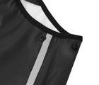 Close up side snap of Reima Waterproof Rain Pants - Black. Available at www.tenlittle.com