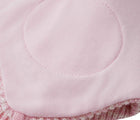 Windproof ear piece of Merino Wool Hat - Kuuru - Pale Rose. Available at www.tenlittle.com