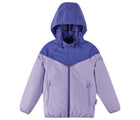 Front view of Reima Reimatec Waterproof Jacket - Tuulela - Blooming Lilac. Available at www.tenlittle.com