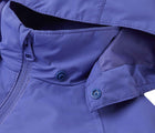 Close up hood snap buttons of Reima Reimatec Waterproof Jacket - Tuulela - Blooming Lilac. Available at www.tenlittle.com