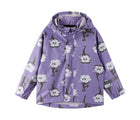 Front view of Reima Waterproof Rain Jacket - Vesi - Blooming Lilac. Available at www.tenlittle.com
