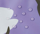 Close up waterproof material of Reima Waterproof Rain Jacket - Vesi - Blooming Lilac. Available at www.tenlittle.com