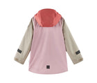 Back view of Reima ReimaTec Waterproof Shell Jacket - Sysma - Grey Pink. Available at www.tenlittle.com